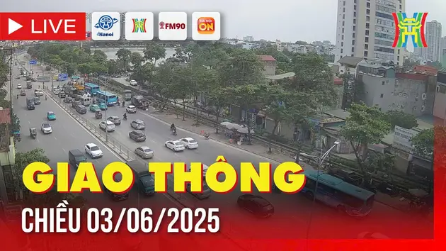 Giờ cao điểm: Giao thông Hà Nội chiều 3/6
