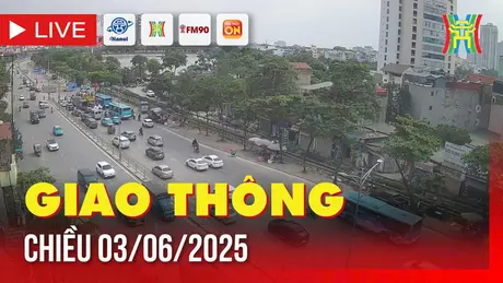 Giờ cao điểm: Giao thông Hà Nội chiều 3/6
