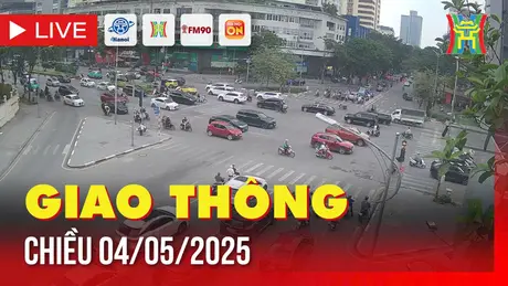 Giờ cao điểm: Giao thông Hà Nội chiều 4/5
