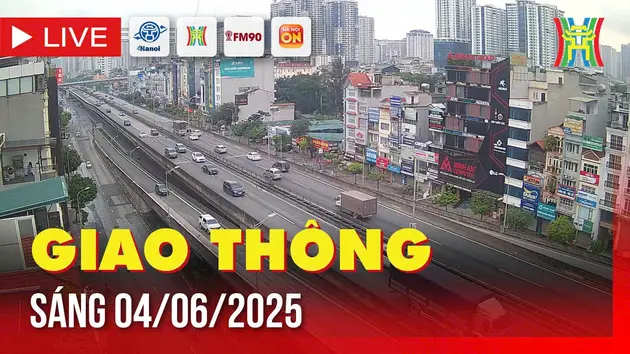 Giờ cao điểm: Giao thông Hà Nội sáng 4/6