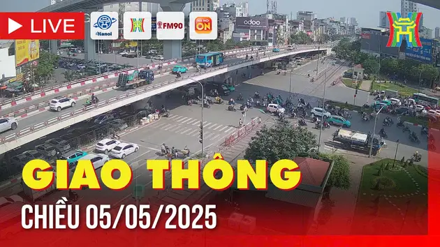 Giờ cao điểm: Giao thông Hà Nội chiều 5/5