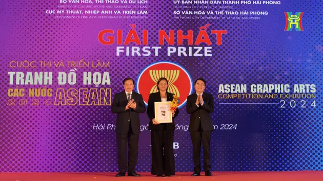 Trao 16 giải thưởng cuộc thi tranh đồ họa ASEAN 2024