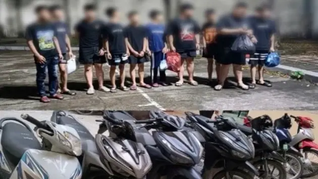 Bắt nhóm đối tượng mang hung khí tấn công người đi đường