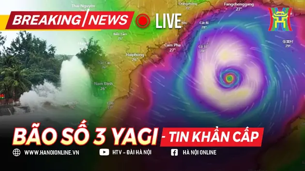 Breaking News - Bản tin đặc biệt 10h (7/9) về bão Yagi