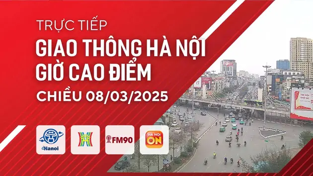 Giờ cao điểm: Giao thông Hà Nội chiều 8/3