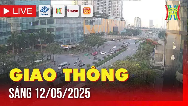 Giờ cao điểm: Giao thông Hà Nội sáng 12/5