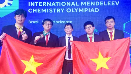 Việt Nam giành trọn huy chương Olympic Hóa học Quốc tế Mendeleev