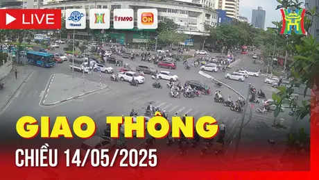 Giờ cao điểm: Giao thông Hà Nội chiều 14/5