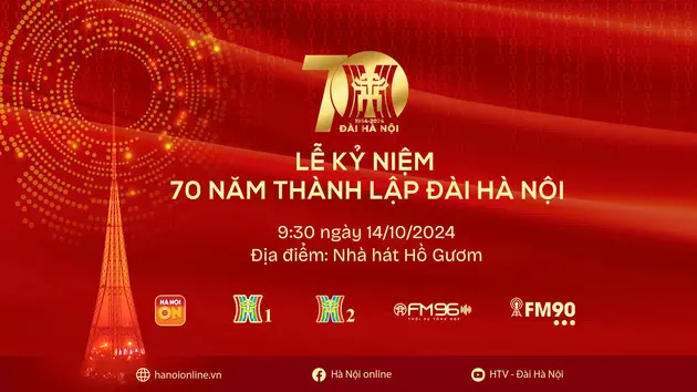 Lễ Kỷ niệm 70 năm thành lập Đài Hà Nội (14/10/1954 - 14/10/2024)