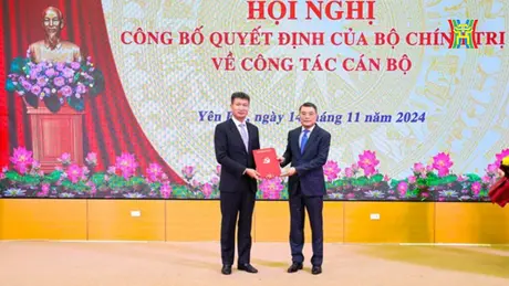 Yên Bái có tân Bí thư Tỉnh ủy