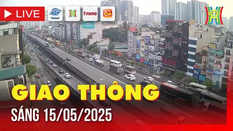 Giờ cao điểm: Giao thông Hà Nội sáng 15/5