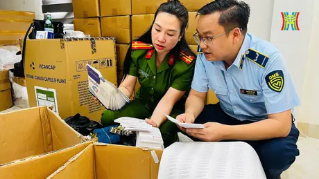 Đường dây 100 tấn thực phẩm chức năng giả bị triệt phá
