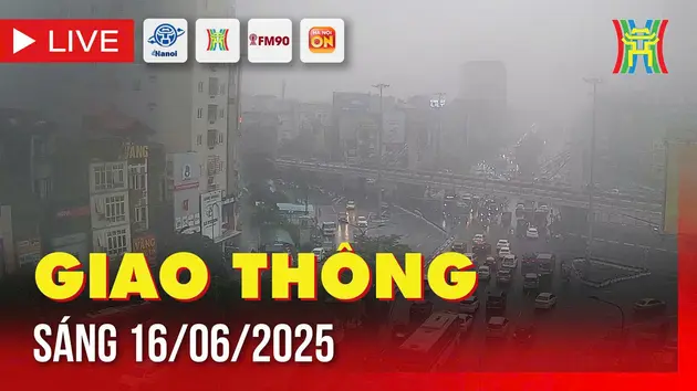 Giờ cao điểm: Giao thông Hà Nội sáng 16/6