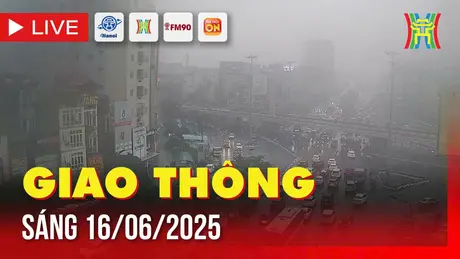 Giờ cao điểm: Giao thông Hà Nội sáng 16/6