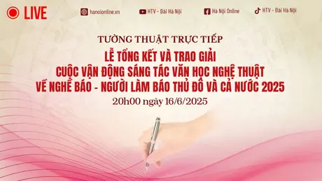 Lễ trao giải sáng tác VHNT về Nghề báo - Người làm báo