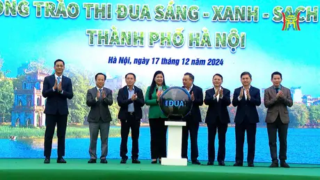 Hà Nội phát động phong trào thi đua 'Sáng - Xanh - Sạch - Đẹp'