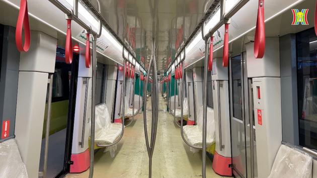 Bên trong tuyến Metro Nhổn - Ga Hà Nội tiêu chuẩn Châu Âu