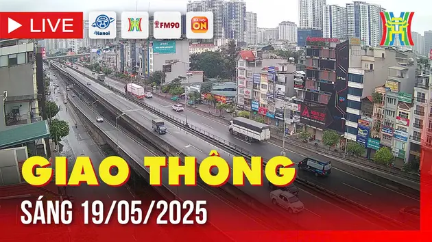 Giờ cao điểm: Giao thông Hà Nội sáng 19/5