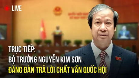 Quốc hội chất vấn Bộ trưởng Bộ GD-ĐT Nguyễn Kim Sơn