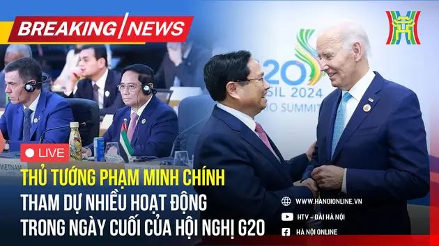 Thủ tướng tham dự nhiều hoạt động trong ngày cuối của Hội nghị G20