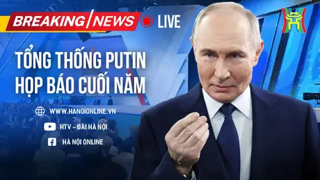 Tổng thống Putin họp báo cuối năm, nhận được 2 triệu câu hỏi