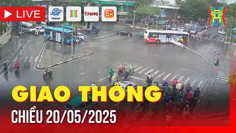 Giờ cao điểm: Giao thông Hà Nội chiều 20/5