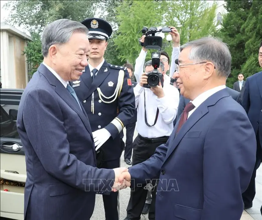 Tổng Bí thư, Chủ tịch nước Tô Lâm thăm và làm việc tại Trường Đảng Trung ương Trung Quốc