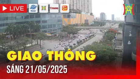 Giờ cao điểm: Giao thông Hà Nội sáng 21/5