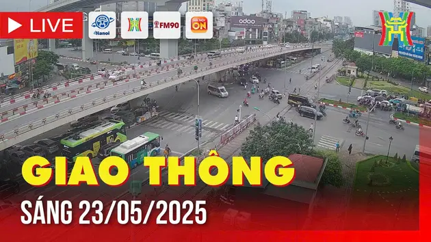 Giờ cao điểm: Giao thông Hà Nội sáng 23/5