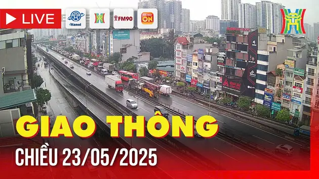 Giờ cao điểm: Giao thông Hà Nội chiều 23/5