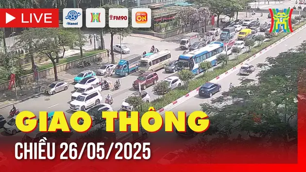 Giờ cao điểm: Giao thông Hà Nội chiều 26/5