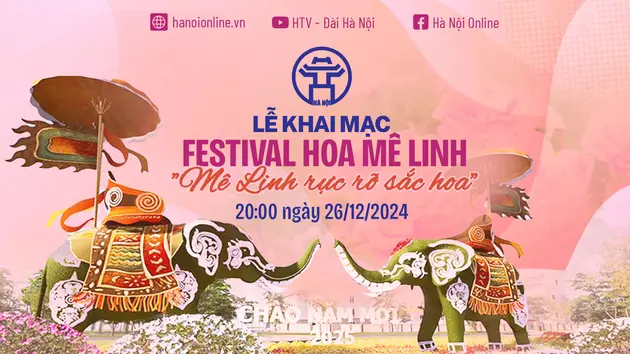 Lễ khai mạc Festival hoa Mê Linh lần thứ 2 năm 2024