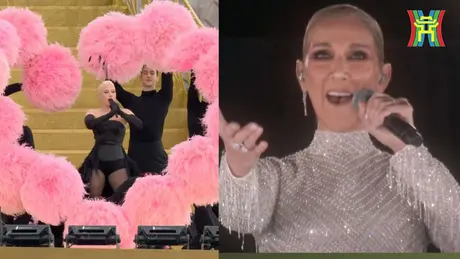 Celine Dion, Lady Gaga 'đẳng cấp' tại khai mạc Olympic Paris 2024