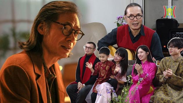 Gia đình NSND Trần Lực cùng yêu thích nhạc Trịnh Công Sơn