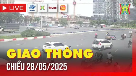 Giờ cao điểm: Giao thông Hà Nội chiều 28/5