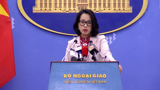 Việt Nam phản đối mọi hành động vi phạm chủ quyền tại bãi ngầm Tư Chính