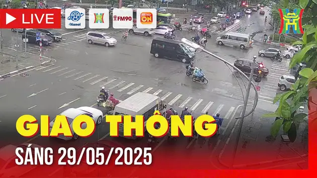 Giờ cao điểm: Giao thông Hà Nội sáng 29/5
