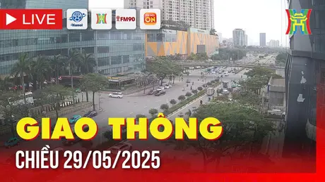 Giờ cao điểm: Giao thông Hà Nội chiều 29/5