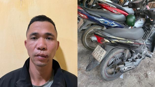 Bắt giữ ‘siêu trộm’ xe máy ở Hà Nội