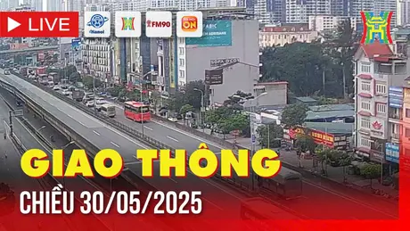 Giờ cao điểm: Giao thông Hà Nội chiều 30/5