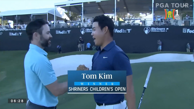 Tom Kim bảo vệ thành công danh hiệu Shriners Children's open
