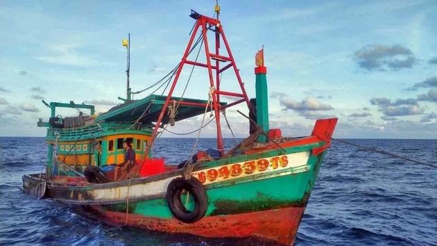 Một lao động mất tích trong vụ chìm tàu cá Bình Thuận