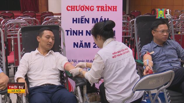 Tiếp nhận 500 đơn vị máu trong ngày hội hiến máu 2023