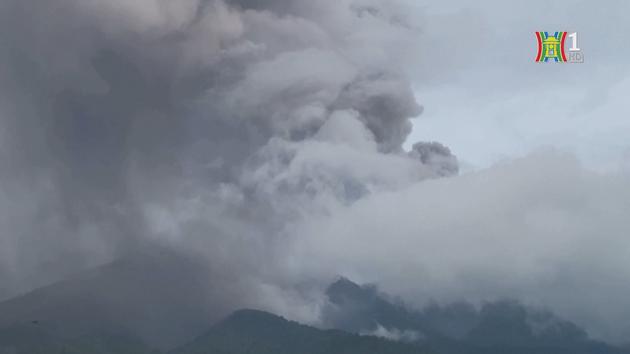 Núi lửa Marapi tại Indonesia phun tro bụi cao 3 km