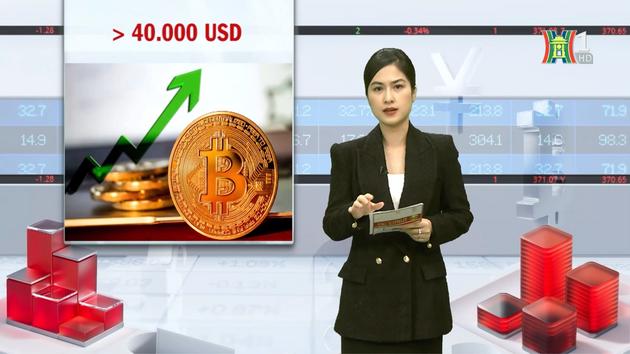 Bitcoin vượt 40.000 USD, đỉnh mới trong 19 tháng qua