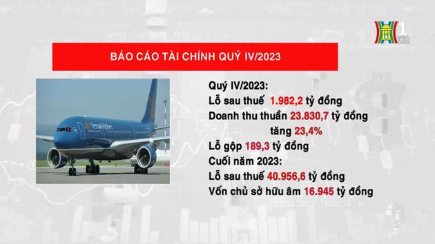 Vietjet Air doanh thu tăng mạnh, Vietnam Airlines vẫn thua lỗ