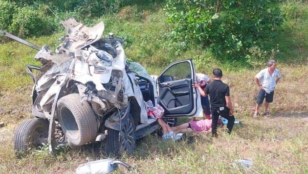 Tai nạn liên hoàn trên cao tốc Cam Lộ - La Sơn