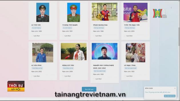 Công bố đề cử Gương mặt trẻ Việt Nam tiêu biểu 2023