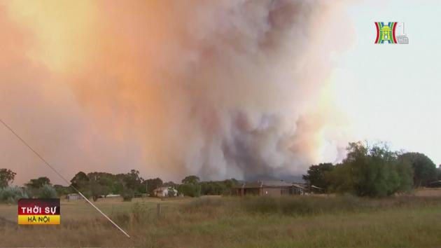 Cháy rừng vượt kiểm soát ở phía Tây bang Victoria, Australia