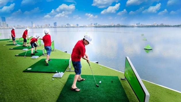 Hà Nội cho phép kinh doanh sân golf trên Hồ Tây